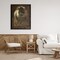Stupell Industries Lion On Rustic Bark Canvas, design by Collin Bogle